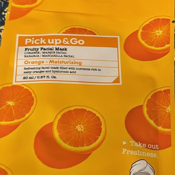 Pick Up & Go Fruity mango and orange Facial Mask NEW 20ML / 0.67 FL OZ - Picture 5 of 11
